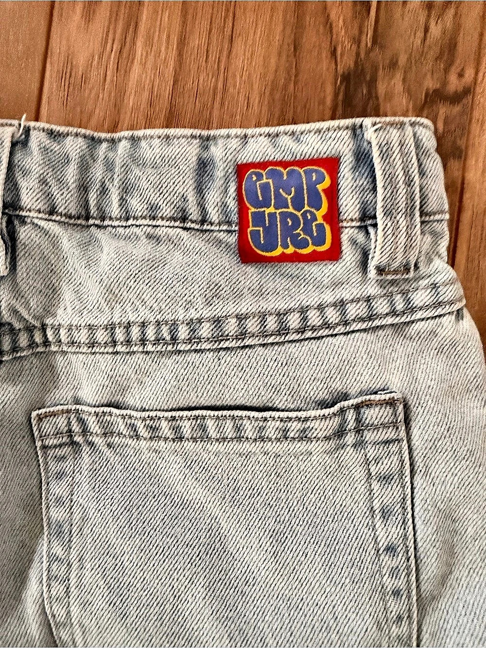 Empyre Youth Baggy Light Wash 100% Cotton Jeans Waist 24 or size 8 - Picture 6 of 9